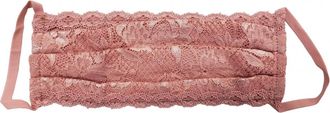 Cosabella Womens Never Say Never Pleated Face Mask In Nuovo Mauve