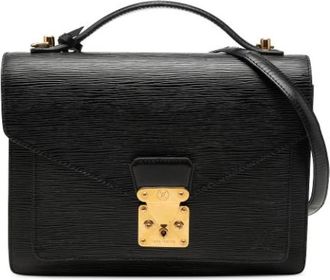Louis Vuitton Pre-owned Monceau Tas - Dames - Vintage Handtas - Zwart - ONE Size - Leer - Vintage