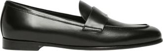 Max Mara Mocasines de cuero negro semibrillante - Shoes - Mujer - Negro - 39 EU