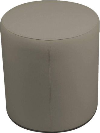 Dmora Puf Abate, Sillón multiusos, Puf, Puf reposapiés, Made in Italy, 40x40 h42 cm, Tórtola - Dmora