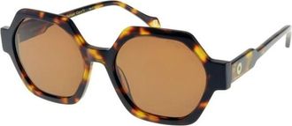 Ines De La Fressange Marion Zonnebrillen - Dames - Zonnebrillen - Bruin - ONE Size - Accessoires
