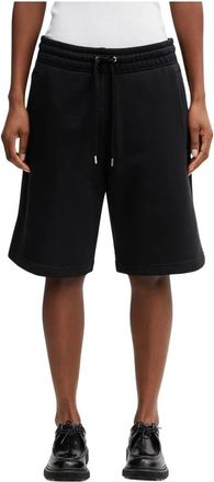 Maison Kitsun&eacute; Sweat Shorts - Dames - Korte Broeken - Zwart - L - Katoen - Korte Broeken