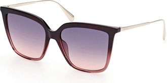 Max & Co. MO0043 71W Womens Sunglasses Brown Size 55
