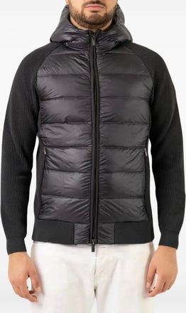 Roberto Ricci Design Giacca trapuntata con cappuccio - Nero