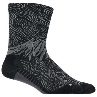 Asics Fujitrail Graphic Crew Sock Laufsocken - Unisex | schwarz/grau