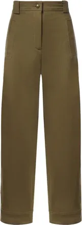 Max Mara Dames, Broeken, Groen, Maat: S