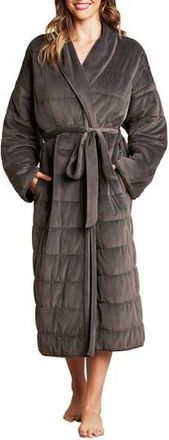 Barefoot Dreams Gender Inclusive LuxeChic Blanket Robe in Carbon at Nordstrom Rack, Size 2