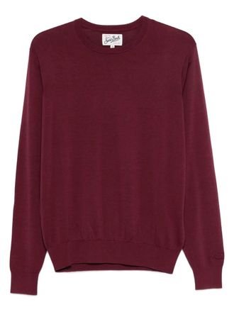 MC2 Saint Barth Regent crew-neck sweater - men - Cotton/Silk - L - Red