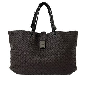 Bottega Veneta Brown Leather Shoulder Bag Tote Bag (Pre-Owned)