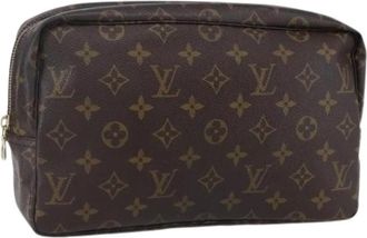 Louis Vuitton Pre-owned Clutches, female, Brown, Size: ONE SIZE Pre-owned Canvas Clutch