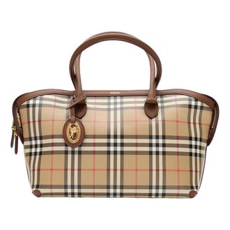 Burberry (WMNS) Burberry Small Check Zip Tote Archive beige 81290481