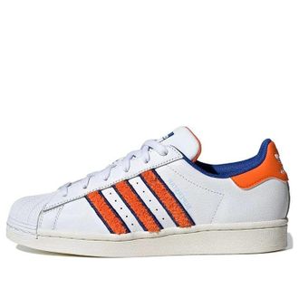 adidas Originals Superstar White Orange Royal Chenille IF7610