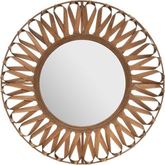 Atmosphera Atmosphera - Espejo &laquo;eve&raquo; - Bamb&uacute; D93 Cm Cr&eacute;ateur DInt&eacute;rieur