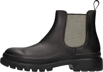Frau Crazy Beatles Enkellaarsjes - Heren - Chelseaboots - Zwart - 40 EU - Leer - Schoenen