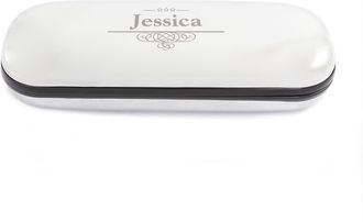 Generic Personalised Chrome Plated Glasses Spectacles Case Engraved Gift For Any Occasion