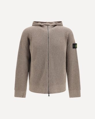 Stone Island Hooded zip-up Sweater Male XL