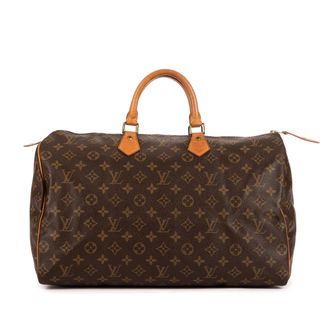 Louis Vuitton Pre-owned Womens Speedy 4 Travel Bag - Brown - One Size