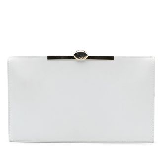 Dior Tweedehands Leren Sluiting Clutch