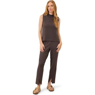 Pact Organic Cotton Airplane Tapered Leg Pant in Chocolate Heather at Nordstrom, Size Small