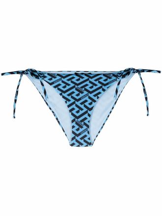 Versace logo bikini bottoms - Blue