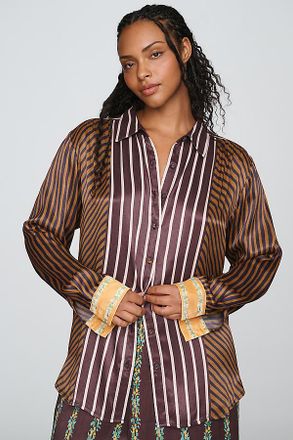 Anthropologie Conditions Apply Blooming Blouse