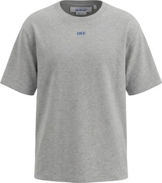 Off-white T-shirt - Heren - T-shirts - Grijs - L - Katoen - Tops