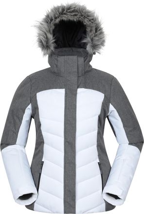 Mountain Warehouse Womens Padded Ski Jacket & Pant Set White Womens Size 20