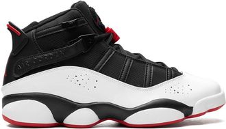 Nike Jordan 6 Rings Wht/Blk/Red sneakers - unisex - Leather - 12 - Black