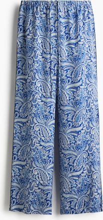 H&M Kordelzughose - Blue