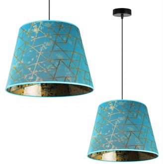 OEM L&aacute;mpara Colgante, L&aacute;mpara De Techo, Pantalla, Patr&oacute;n Dorado