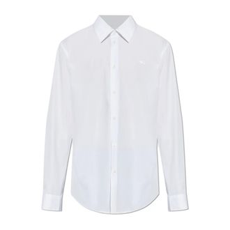 Burberry Heren, Overhemden, Wit, Maat: L Katoen