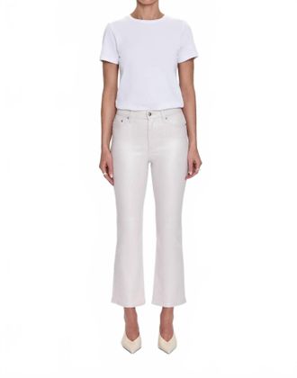 Pistola Denim Lennon High Rise Jean In Ivory Luster
