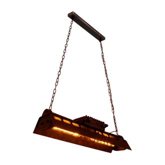 OEM L&aacute;mpara Colgante, Estilo Vintage, Dise&ntilde;o De Altura Regulable, Color Negro, 31-40 W, Con Interruptor