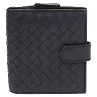 Bottega Veneta Pre-owned Wallets, female, Blue, Size: ONE SIZE Pre-owned Intrecciato Wallet