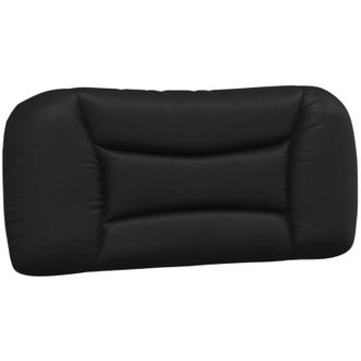 vidaXL Cabecero De Cama Acolchado Cuero Sint&eacute;tico Negro 80 Cm Vidaxl
