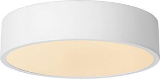Lucide Lucide - Unar Modern Flush ceiling light - Ø20cm - led Dim. - 1x12W 2700K - 3 StepDim - White