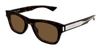 Saint Laurent SL 877 006 Mens Sunglasses Tortoiseshell Size 51 - Free RX Lenses - Free RX Lenses