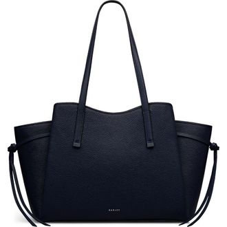 Radley London Blake Gardens Large Leather Satchel in Ink at Nordstrom Rack
