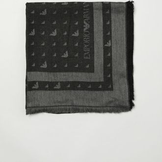 Emporio Armani Sciarpa Emporio Armani in viscosa con logo jacquard