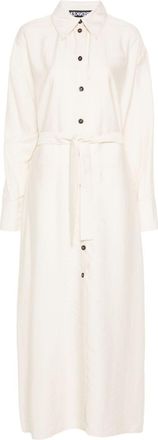 Frenken Parachute shirt dress - women - Polyamide/Lyocell - 36 - White