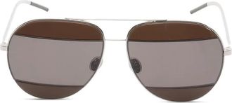 Dior Occhiali da sole Spirit2 stile pilota anni 2000 - Argento