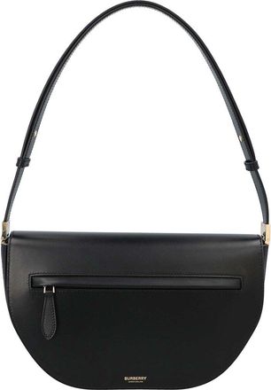 Burberry Black Calfskin Medium Olympia Bag, Never Carried (Authentic Pre- Loved)