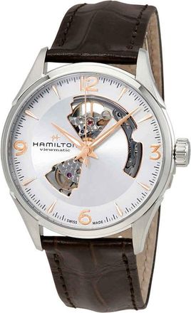 Hamilton Jazzmaster Open Heart Silver Dial Mens Watch H32705551