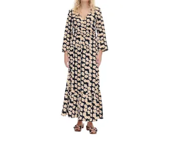 Baum Und Pferdgarten Milis Blouse In Orange Hawaii Flower