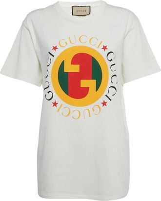 Gucci T-shirt con stampa GG - Bianco