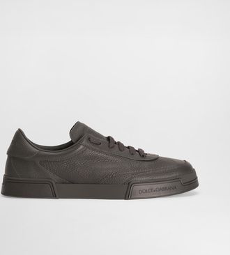 Dolce & Gabbana Calfskin Portofino Yacht Sneakers - Man Lace-ups Multicolor 39.5