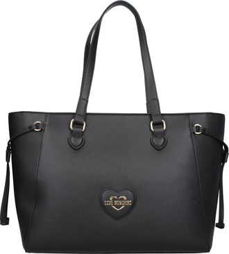 Love Moschino Borse a Spalla Eco Donna Poliuretano Nero