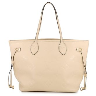 Louis Vuitton Cream Monogram Empreinte Tote Bag (Pre-Owned)