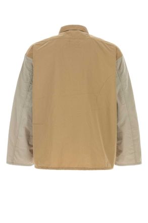 Nanam&iacute;ca Unisex Biscuit Jersey Oversize Shirt Beige Exterior: Cotton Polyester Camicie