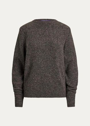Ralph Lauren Collection Cashmere Donegal Crewneck Sweater